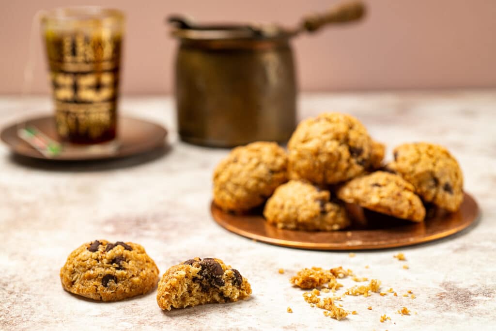 עוגיות קוואקר עם שוקוצ'יפס