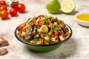 סלט חצילים ים תיכוני